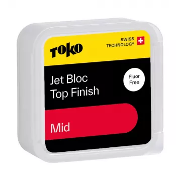 Toko Jet Bloc Top Finish Mid Ski Wachs - 20g Block
