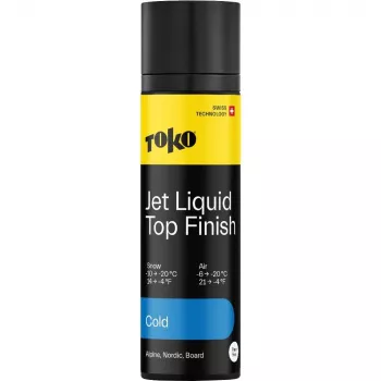 Toko Jet Liquid Cold Ski Wachs 70ml - Hochleistungs-Flüssigwachs für kalten Schnee