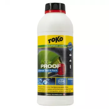 TOKO Tent and Pack Proof 1000 ml Refill - Imprägniermittel & wasserabweisende Ausrüstung für Zelte, Rucksäcke, Outdoor-Textilien