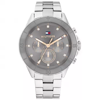 Tommy Hilfiger Damon Herren-Quarz-Analoguhr 40mm Edelstahl Blaues Zifferblatt