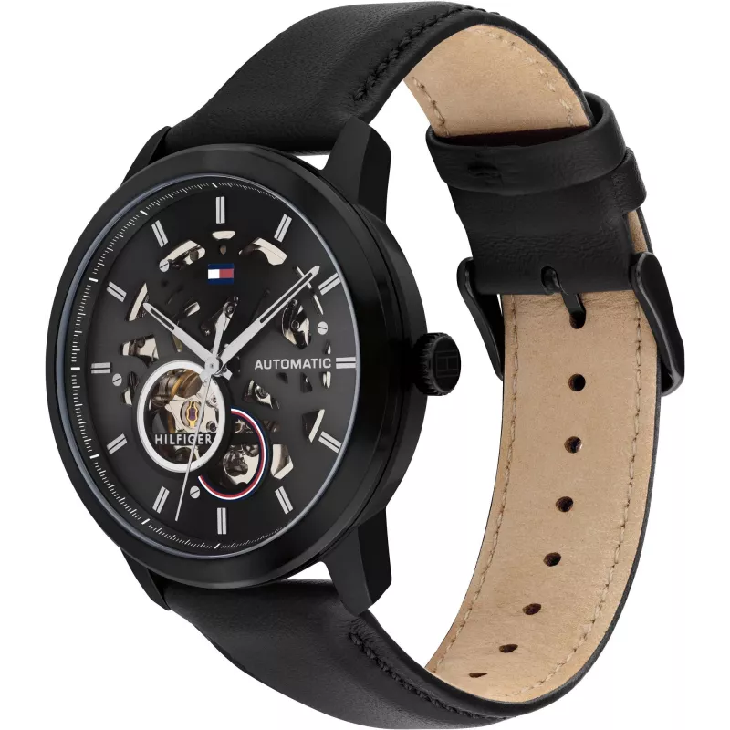 Tommy Hilfiger Damon Herren-Quarzuhr 1710659 43mm blaues Zifferblatt Edelstahl