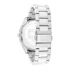 Tommy Hilfiger Herren 1710541 Analog Quarzuhr 44mm Edelstahlgehäuse Braunes Lederarmband Blaues Zifferblatt