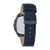 Tommy Hilfiger Herren 1710558 Analog Quarzuhr 40 mm Blaues Zifferblatt Braunes Leder