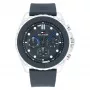 Tommy Hilfiger Herren 1710687 Analog Quarzuhr 48 mm Edelstahl Blaues Zifferblatt