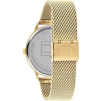 Tommy Hilfiger Herren 1791877 Analog Quarzuhr 43mm Edelstahl Blaues Zifferblatt