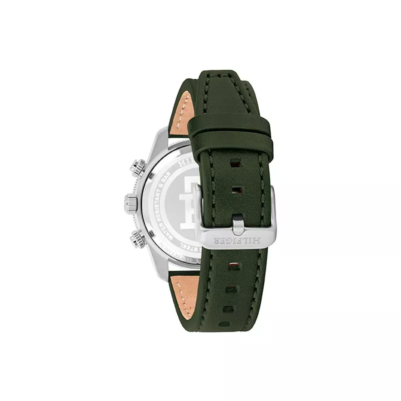 Tommy Hilfiger Herren 1792188 Analog Quarzuhr 40 mm Edelstahl Blaues Zifferblatt