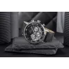 Tommy Hilfiger Herren Damon Quarz Edelstahl Uhr 40mm blaues Zifferblatt 1710565