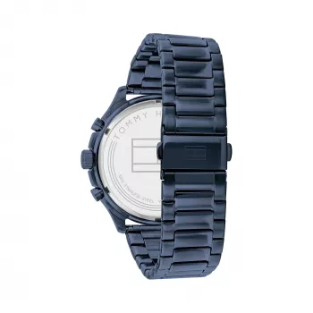 Tommy Hilfiger Herren Damon Quarzuhr 1791853 44mm Blau Silikon