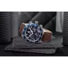 Tommy Hilfiger Herren Damon Quarzuhr 1792163 41mm Edelstahl Blaues Zifferblatt