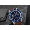 Tommy Hilfiger Herren Damon Quarzuhr 1792163 41mm Edelstahl Blaues Zifferblatt