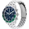 Tommy Hilfiger Herren Damon Quarzuhr 1792185 41mm blaues Zifferblatt Edelstahl