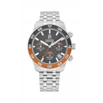 Tommy Hilfiger Herren Damon Quarzuhr 1792186 41mm Edelstahl Blaues Zifferblatt