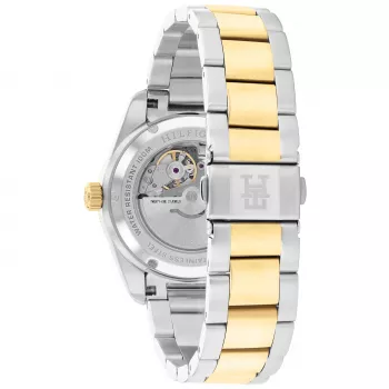 Tommy Hilfiger Herren Deacon Quarzuhr 40mm blaues Zifferblatt Edelstahl-Mesh