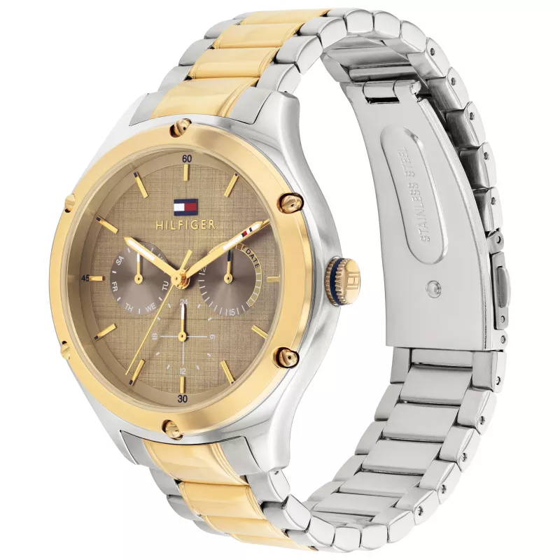 Tommy Hilfiger Herren Decker Quarzuhr 1782658 40mm Blaues Zifferblatt Edelstahl