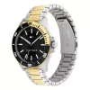 Tommy Hilfiger Herren Decker Quarzuhr 1792013 43mm Blaues Zifferblatt Braunes Leder