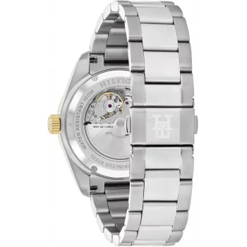 Tommy Hilfiger Herren Decker Quarzuhr 1792155 40mm blaues Zifferblatt Edelstahl