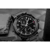 Tommy Hilfiger Herren Decker Quarzuhr 44mm Edelstahl Blaues Zifferblatt Braunes Leder