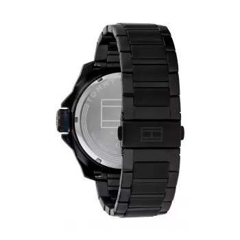 Tommy Hilfiger Herren Quarz Analog Uhr 1792139 49mm Blau Silikon