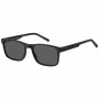 Tommy Hilfiger Herren TH2089S003M9 Rechteckige Polarisierte Sonnenbrille - Matt Schwarz