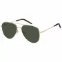 Tommy Hilfiger Herren TH2111GSJ5G Rechteck-Sonnenbrille - Glänzend schwarzer Rahmen, graue Gläser, 60/16/150 mm