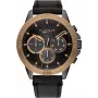 Tommy Hilfiger Herrenuhr 1791893 46mm Edelstahl Blaues Zifferblatt