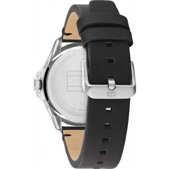 Tommy Hilfiger Herrenuhr 1791904 44mm Edelstahl Blaues Zifferblatt
