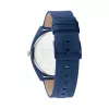 Tommy Hilfiger Herrenuhr 1792041 45 mm blaues Zifferblatt braunes Lederarmband