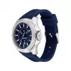 Tommy Hilfiger Herrenuhr 1792134 48mm Edelstahl Blaues Zifferblatt