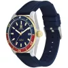 Tommy Hilfiger Herrenuhr 1792141 40mm Edelstahl Blaues Zifferblatt
