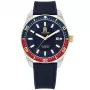 Tommy Hilfiger Herrenuhr 1792141 40mm Edelstahl Blaues Zifferblatt