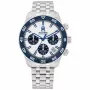 Tommy Hilfiger Herrenuhr 1792157 41mm Blau Zifferblatt Braun Leder