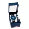 Tommy Hilfiger Herrenuhr 2770161 - 44mm blaues Zifferblatt Edelstahlarmband