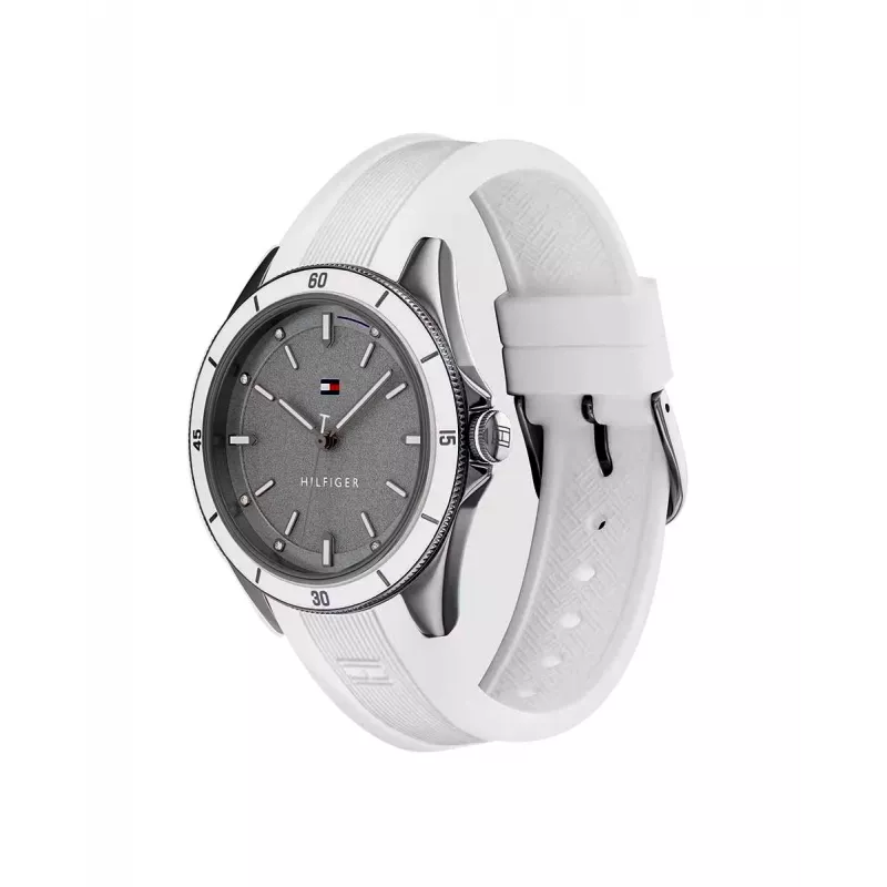 Tommy Hilfiger Pippa Damen-Quarzuhr 1782478 - 38 mm Goldton-Edelstahl, weißes Zifferblatt