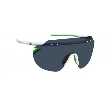 Tommy Hilfiger TH1804S07RKU Herren-Sonnenbrille - Schwarzer Rahmen, graue Gläser 99/01/140 mm