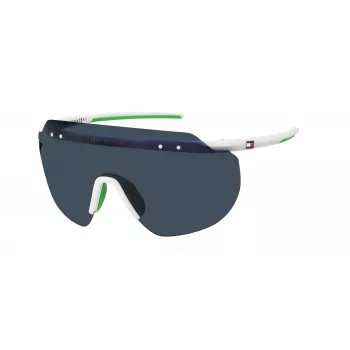 Tommy Hilfiger TH1804S07RKU Herren-Sonnenbrille - Schwarzer Rahmen, graue Gläser 99/01/140 mm