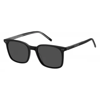 TOMMY HILFIGER TH1938S80753I Unisex Sonnenbrille 53/14/145 mm Schwarzer Rahmen Graue Gläser