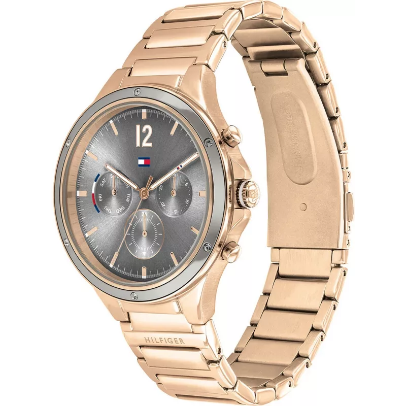 Tommy Hilfiger Damenuhr 1782277 Quarzuhr 38mm Silber Edelstahl Mesh