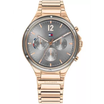 Tommy Hilfiger Damenuhr 1782277 Quarzuhr 38mm Silber Edelstahl Mesh