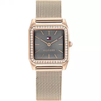 Tommy Hilfiger Damenuhr 1782610 Quarz Analog Uhr 26mm Silber Edelstahl