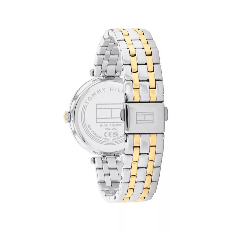 Tommy Hilfiger Damenuhr Blake 1782760 Quarz Analog Uhr 34mm Silber Edelstahl Mesh