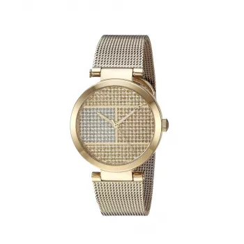 Tommy Hilfiger Damen Blake Quarz Analog Uhr 1781867 39mm Gold Edelstahl