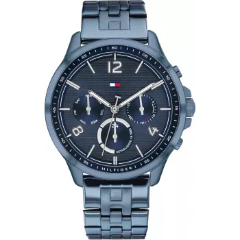 Tommy Hilfiger Damen Blake Quarz Analog Uhr 38mm Silber Edelstahl 1782227