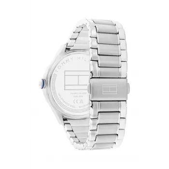 Tommy Hilfiger Damen Blake Quarz Analog Uhr 40mm Silber Edelstahl Mesh 1782657