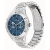 Tommy Hilfiger Damen Blake Quarz Analog Uhr 40mm Silber Edelstahl Mesh 1782657