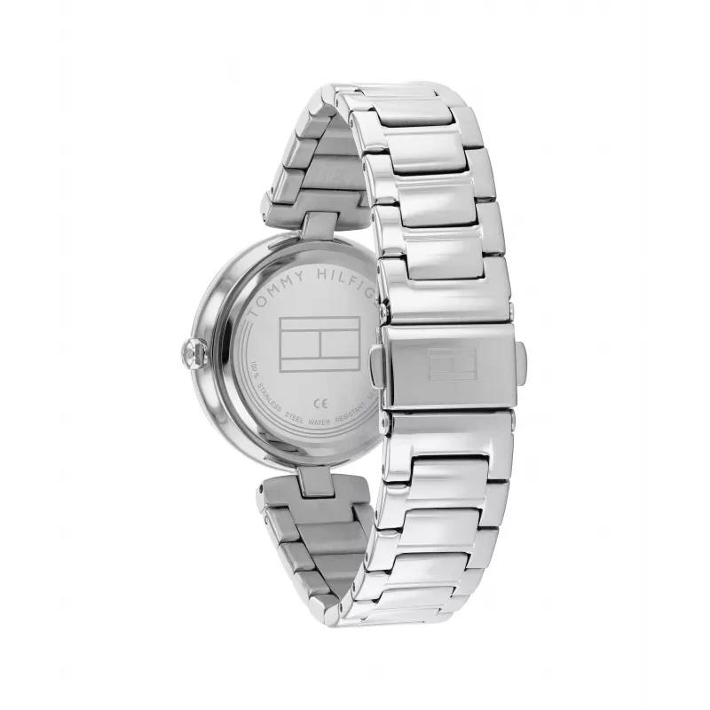 Tommy Hilfiger Damen Blake Quarzuhr 32mm Silber Edelstahl Mesh