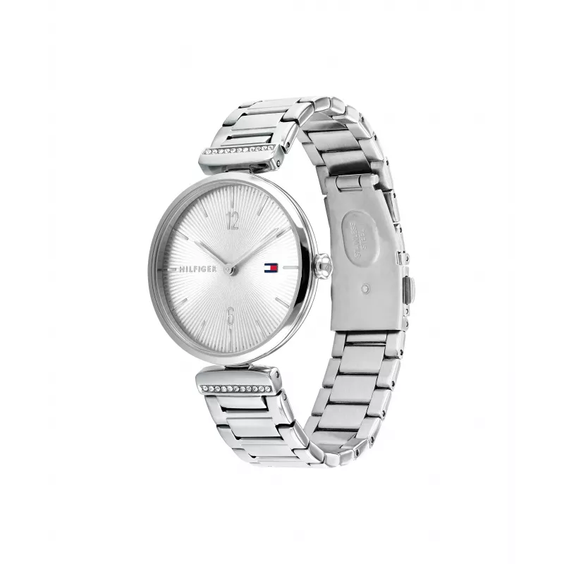 Tommy Hilfiger Damen Blake Quarzuhr 32mm Silber Edelstahl Mesh