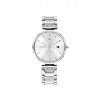 Tommy Hilfiger Damen Blake Quarzuhr 32mm Silber Edelstahl Mesh