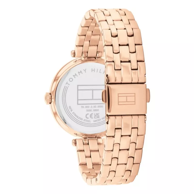 Tommy Hilfiger Damen Casey Quarz Analoguhr 1782761 33mm Silber Edelstahl