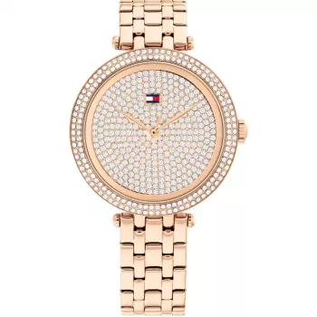 Tommy Hilfiger Damen Casey Quarz Analoguhr 1782761 33mm Silber Edelstahl