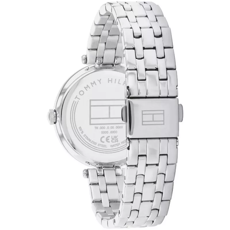 Tommy Hilfiger Damen Pippa Quarz Analog Uhr 34mm Edelstahl Roségold-Ton